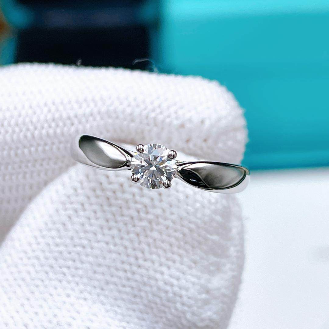 ◇ティファニー◇新品仕上済 ハーモニー ダイヤ リング PT 0.23CT 5号