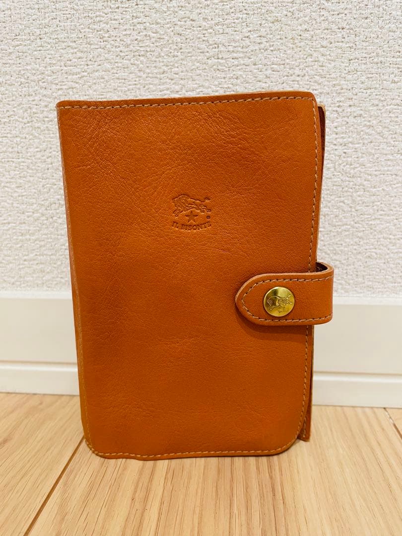 IL BISONTE レザー手帳 ミニ6 ブラウン - メルカリ