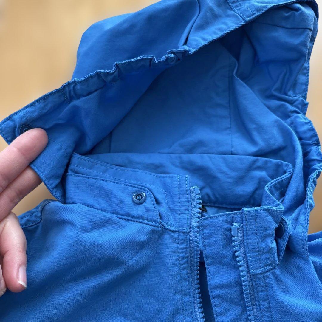 美品！THE NORTH FACE フード付きジャケット 80サイズ 青 - メルカリ