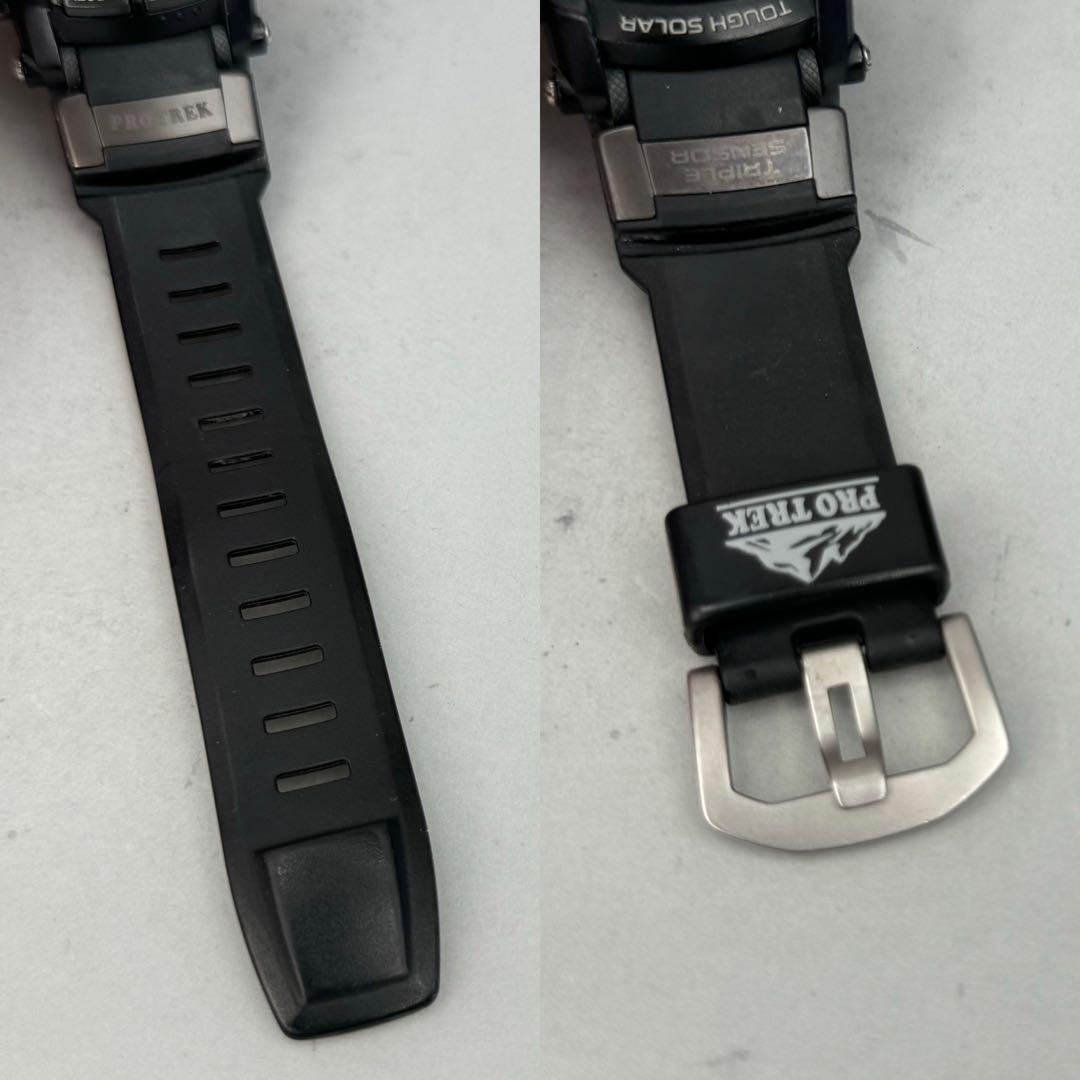 極美品 CASIO PROTREK PRW-2500 電波ソーラー ブラック - メルカリ