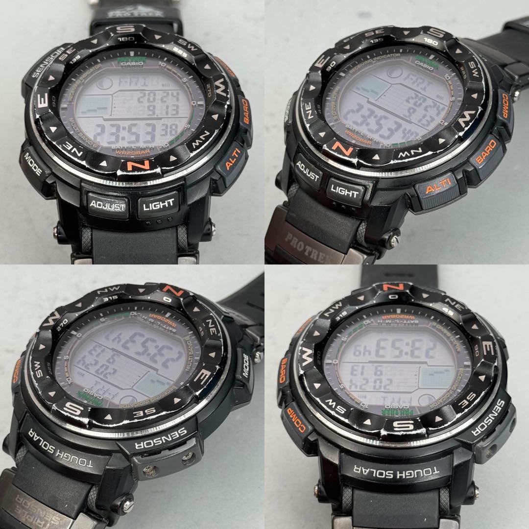 極美品 CASIO PROTREK PRW-2500 電波ソーラー ブラック - メルカリ