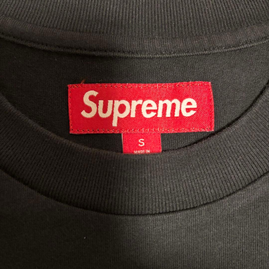 25FW Supreme Small Box L/S Tee 黒S キムタク - メルカリ