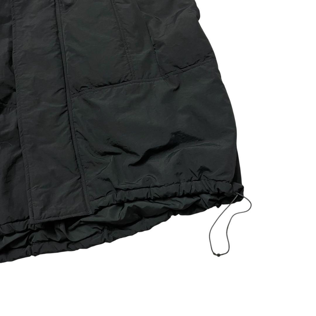 美品】USED 00s 中綿入り モンスターパーカー ブラック ナイロンJKT