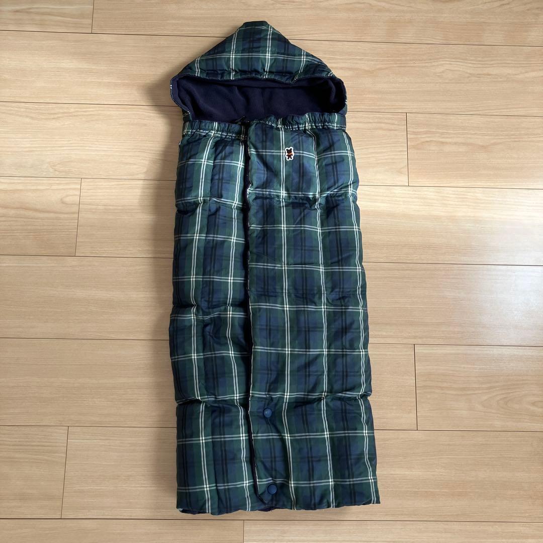 MIKIHOUSEミキハウス防寒ケープ ダウン キャリー 5wayブランケット