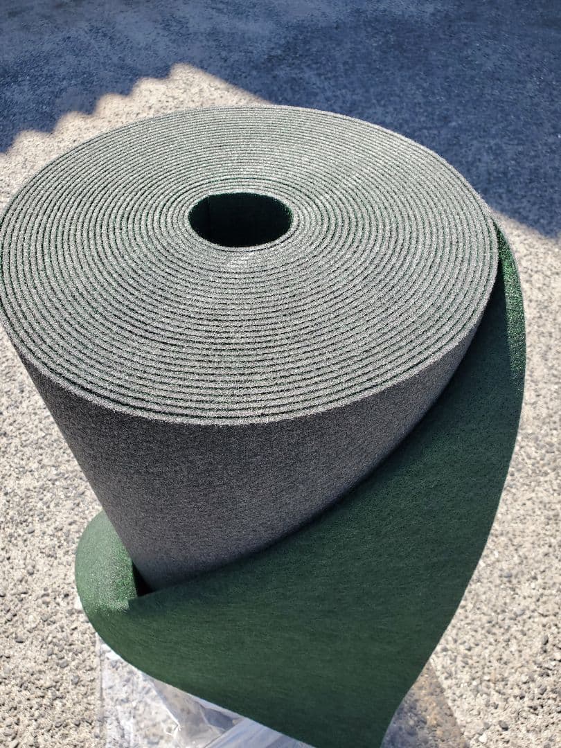 【新品】本格ポリエステル不織布 防草シート(グリーン)厚手　巾1m×30m ハットク® 防草シート 幅1m 300g/m2 耐久年数10年以上 10坪 フェルト