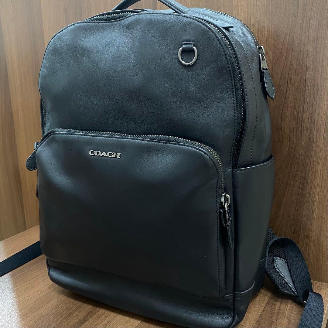 美品 COACH コーチ C2934 グラハム レザー リュック バックパック