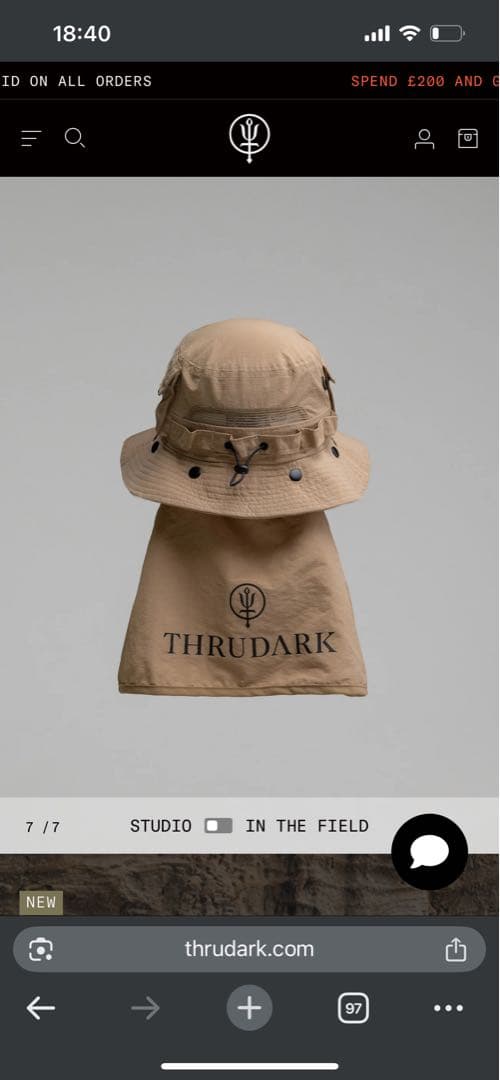 NEW ERA DESERT STORM BUCKET HAT ThruDark - メルカリ