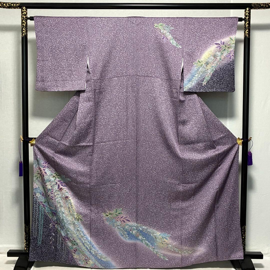 D426 訪問着 辻ヶ花 絞り 正絹 着物 袷 極美品 - メルカリ