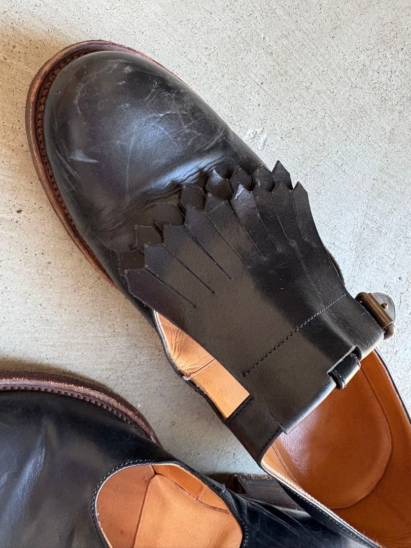 forme Tストラップ タッセル付き　23.5cm