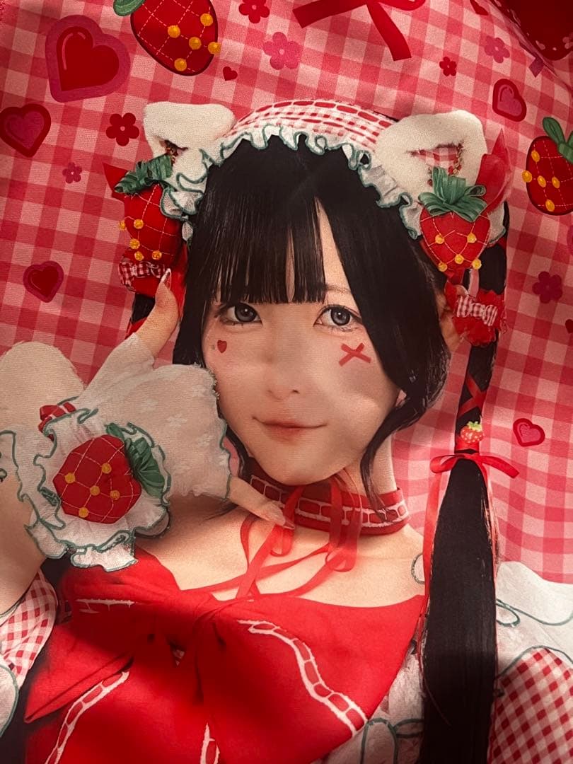 チームいちご 逃げ水あむ タオル フェイスタオル - メルカリ