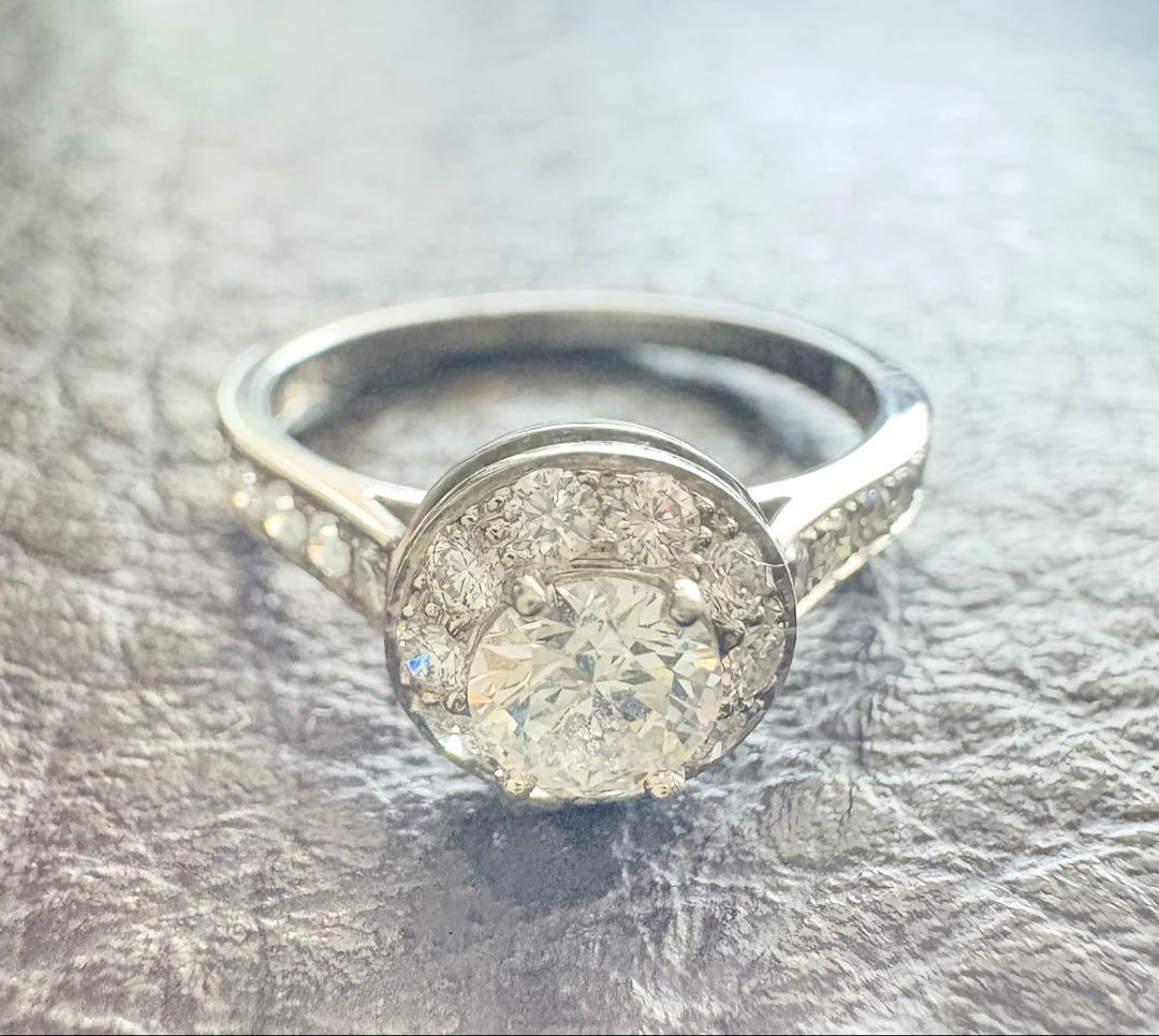 ヴァンクリーフ イコーヌソリティア 0.30ct Pt950 正規品保証書付6号