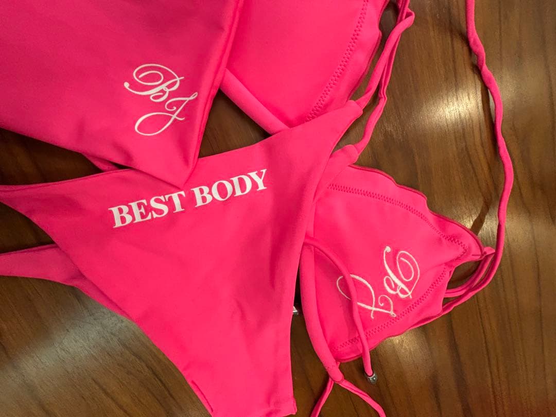ベストボディジャパン公式水着ピンク サイズS - メルカリ