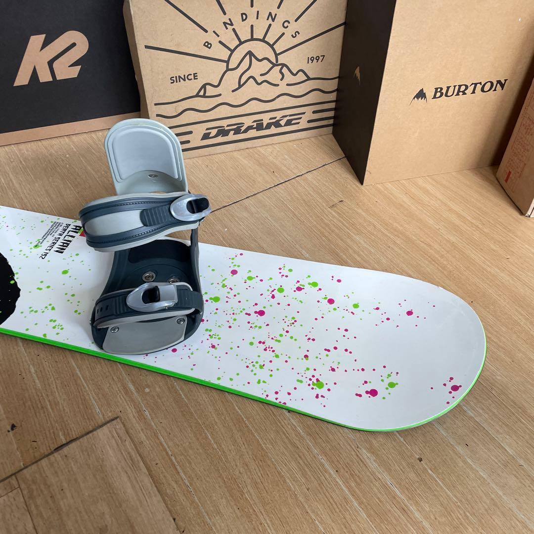 ALLIAN×UBOY アライアン バインディング付スノーボードセット - メルカリ