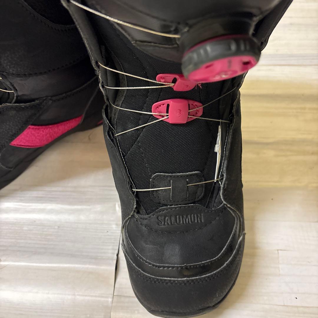 【美品】SALOMON スノーボードブーツ MYRIAD BOA 24.5cm