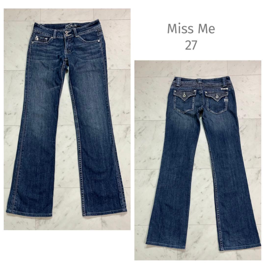 Miss me ミスミー フレアデニム ブーツカット デニム Y2K 27 - メルカリ