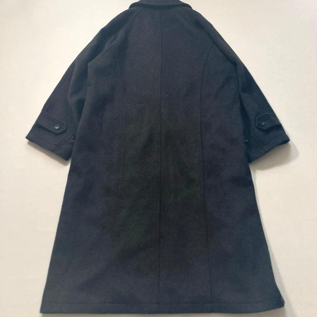 まこと様専用】anuke 24AW ウールステンカラーコート チャコールグレー