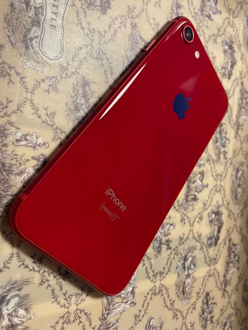iPhone8 64GB RED バッテリー92% simフリー 美品 - メルカリ