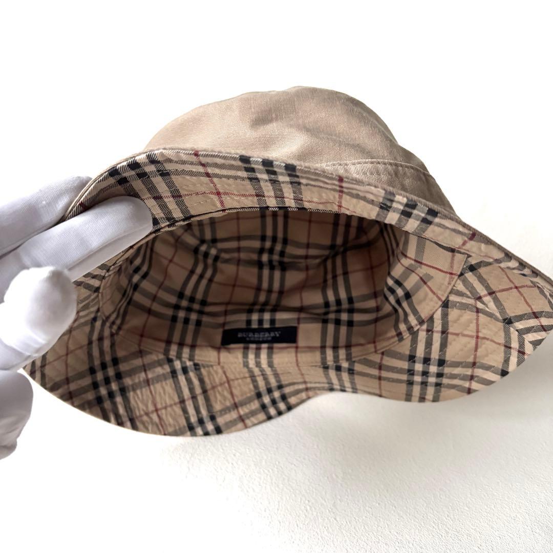 Burberry London リバーシブル ノバチェック バケットハット - メルカリ