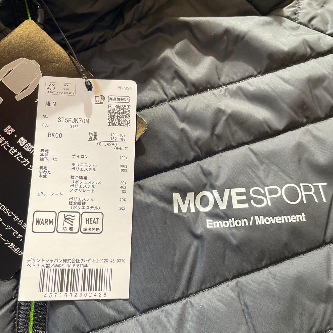 新品未使用/XO】デサントMOVE SPORT ST5F-JK70M BK00 - メルカリ
