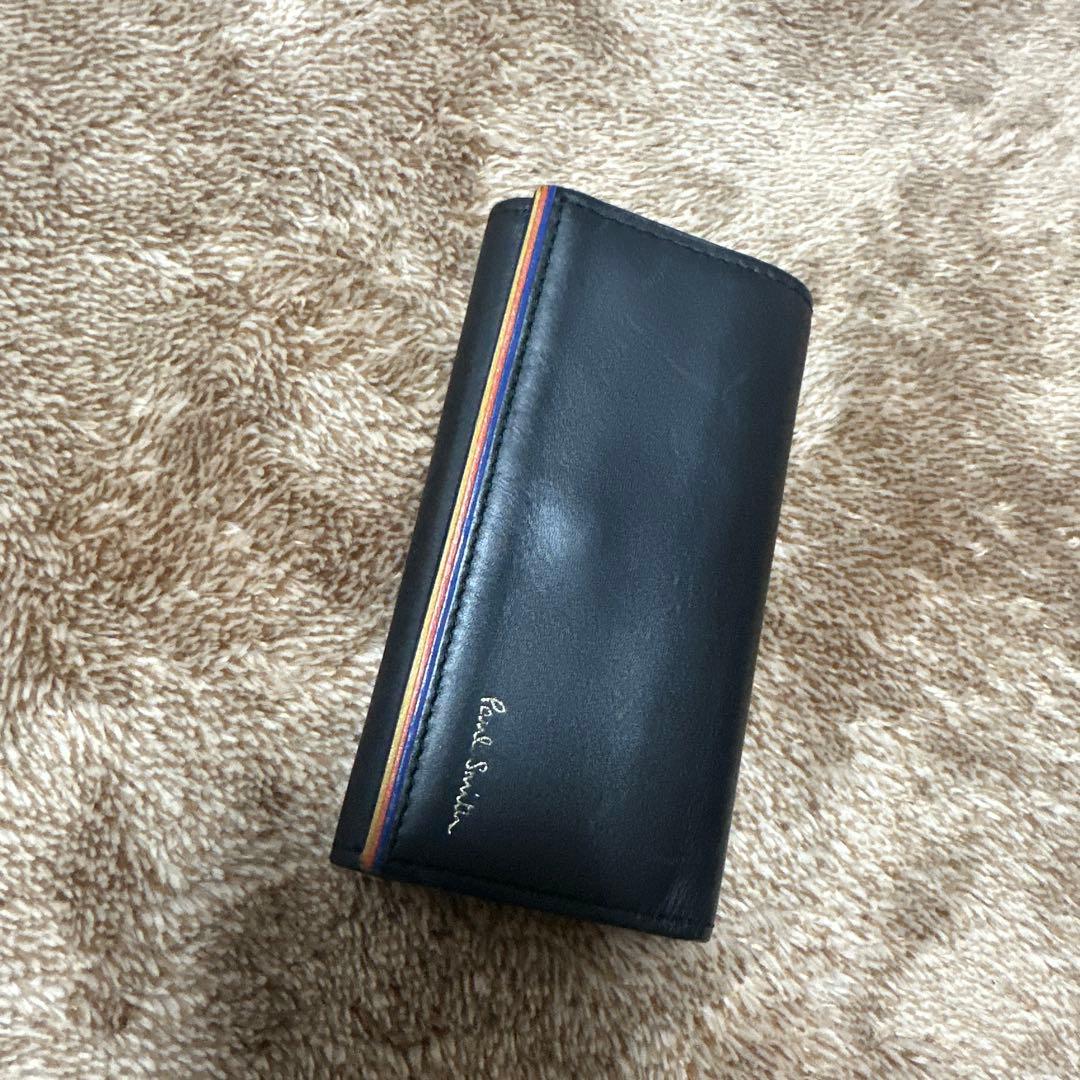 Paul Smith ブラック レザー キーケース - メルカリ
