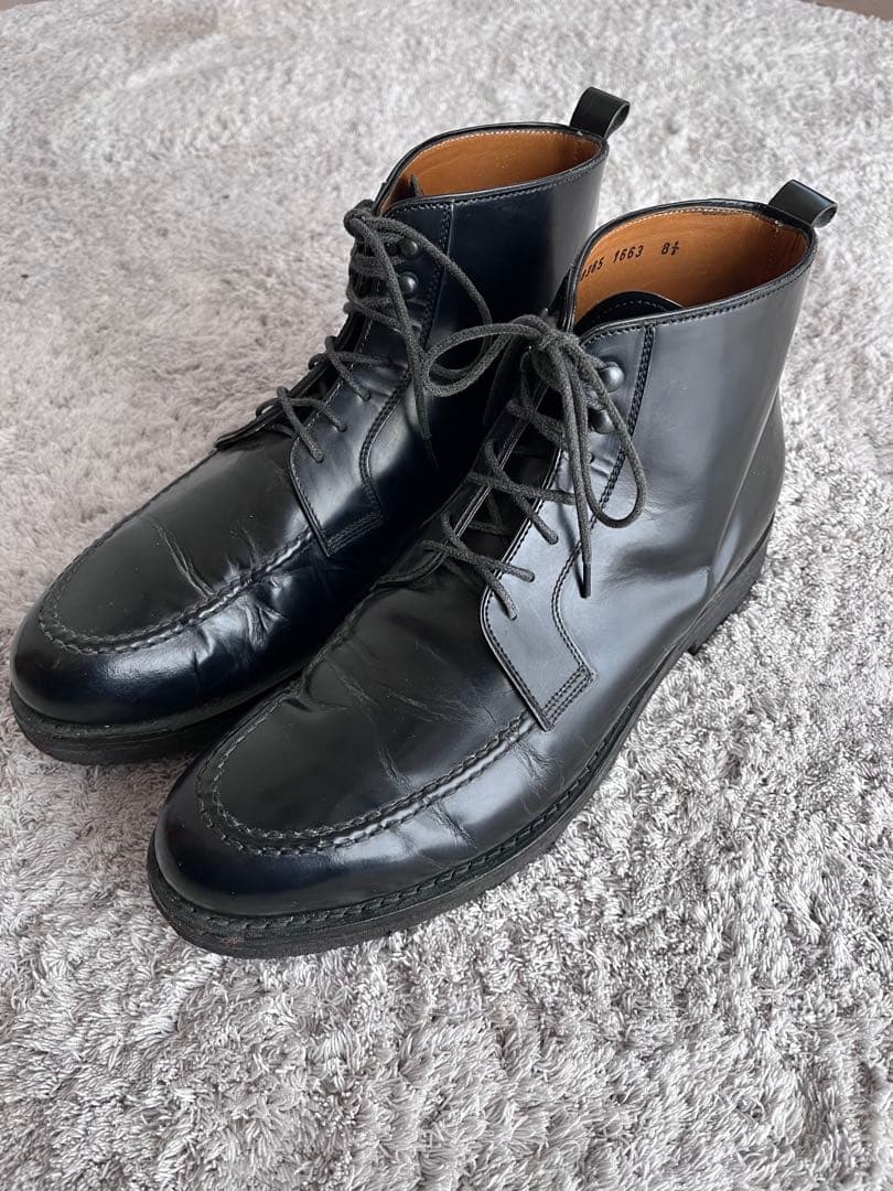 ✨️良品✨️ ジャランスリワヤ　98365 タンカーブーツ ブラック 27cm ✨️良品✨️ ジャランスリワヤ 98365 タンカーブーツ ブラック 27cm