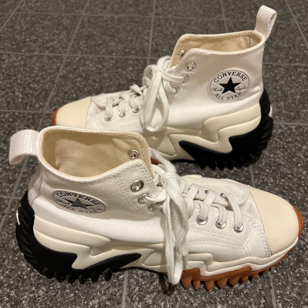 コンバース ランスターモーション 24.5cm ホワイト 厚底