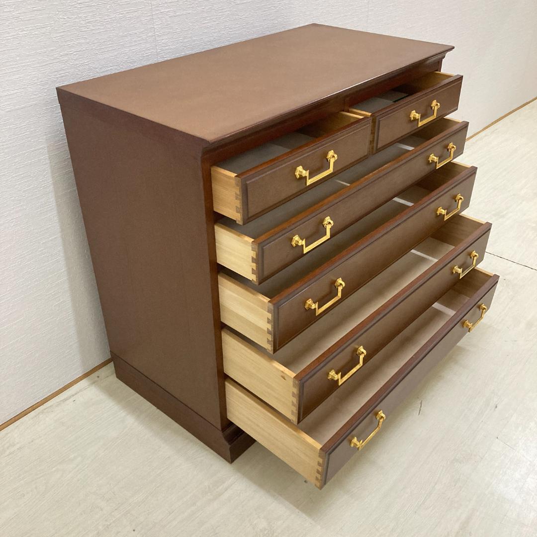 マルニ】5段チェスト タンス 収納 サイドボード - メルカリ