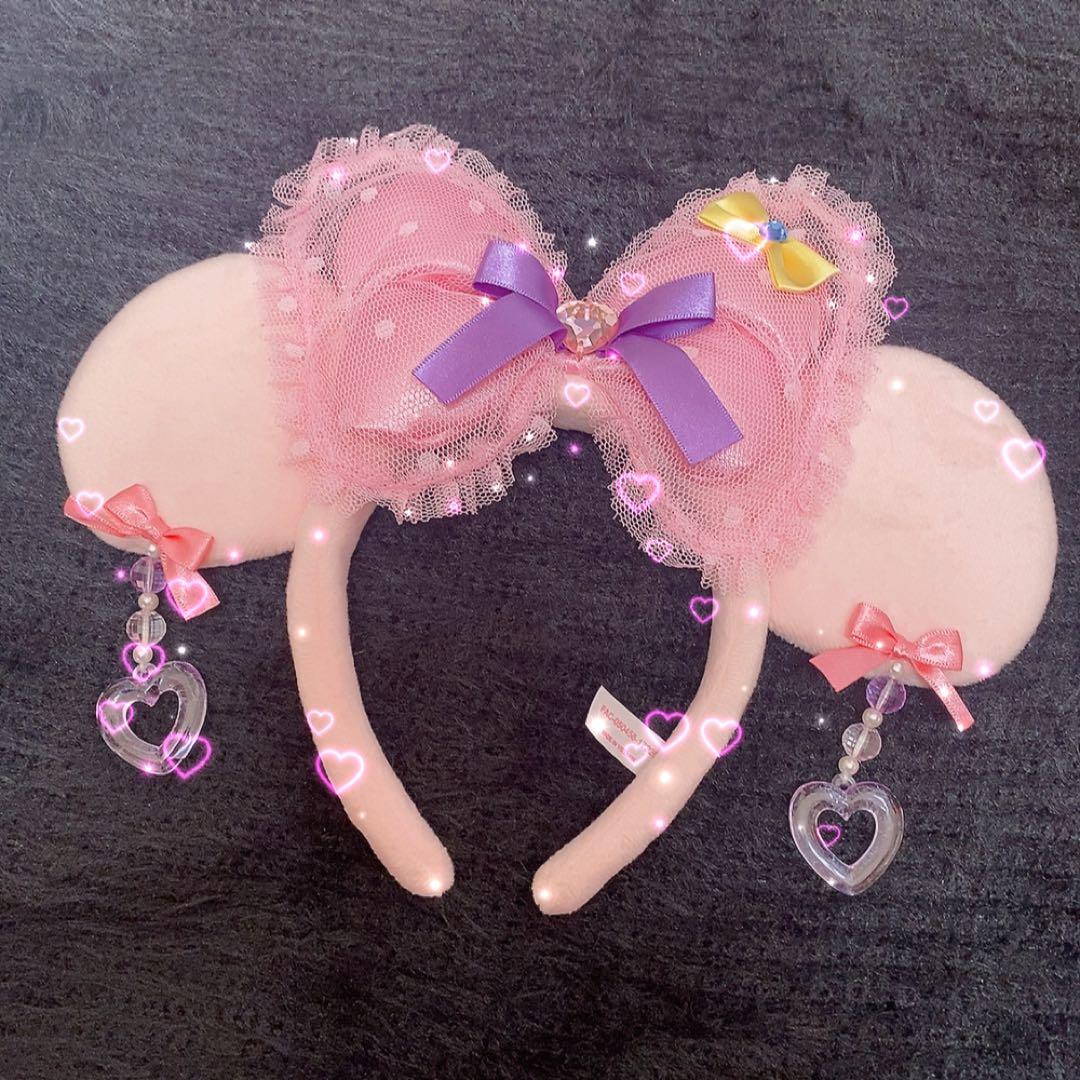 限定値下げディズニーカチューシャミニーちゃんカチューシャピンク