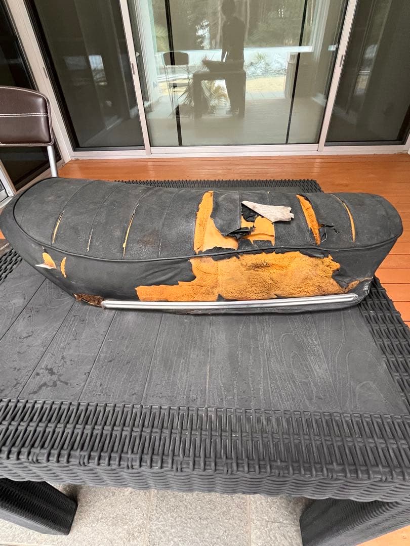 バイク用シート シートベース 純正 KH250 KH400 - メルカリ