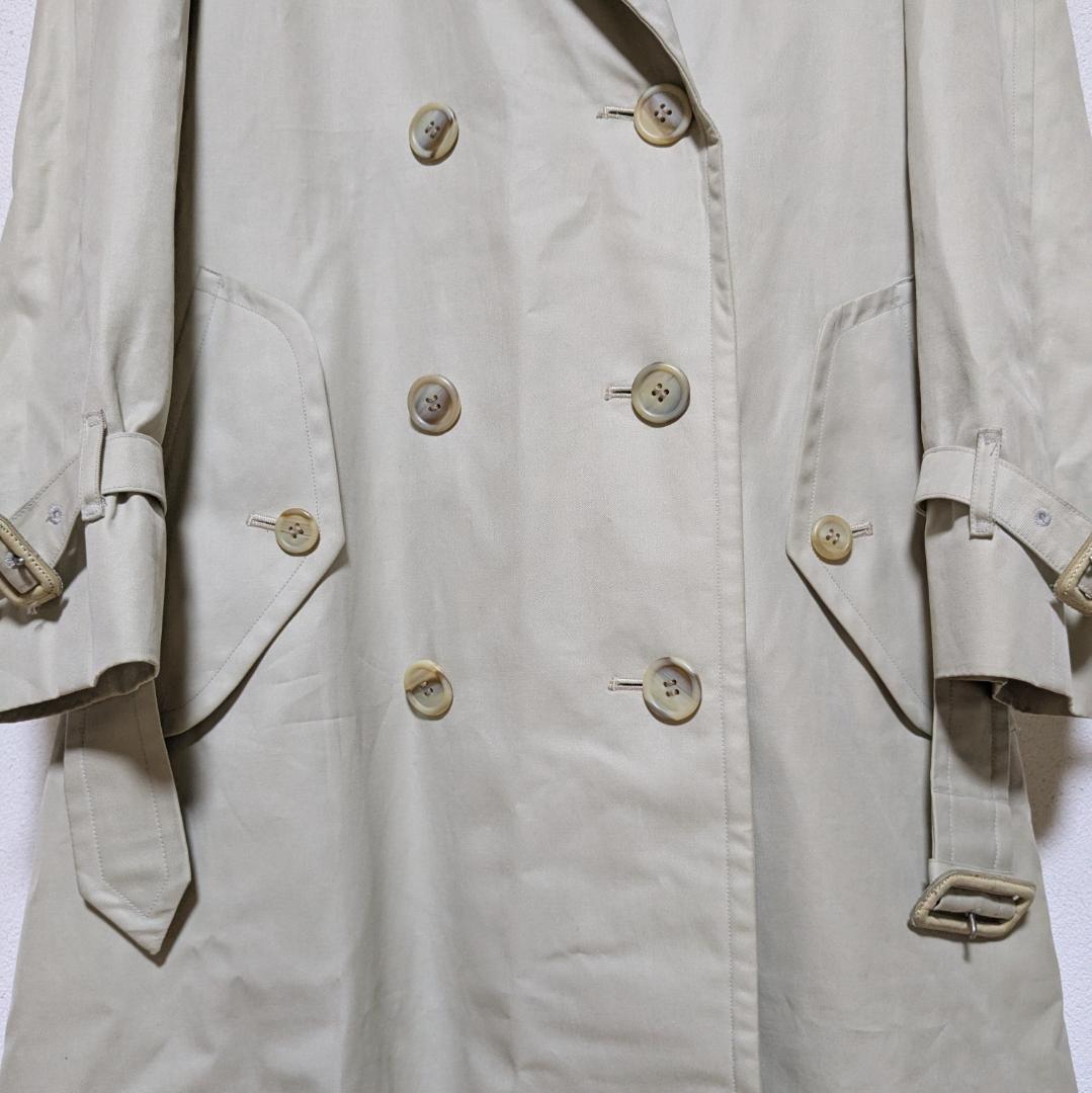 美品 80～90s バーバリー トレンチコート レディース 白タグ ベージュ