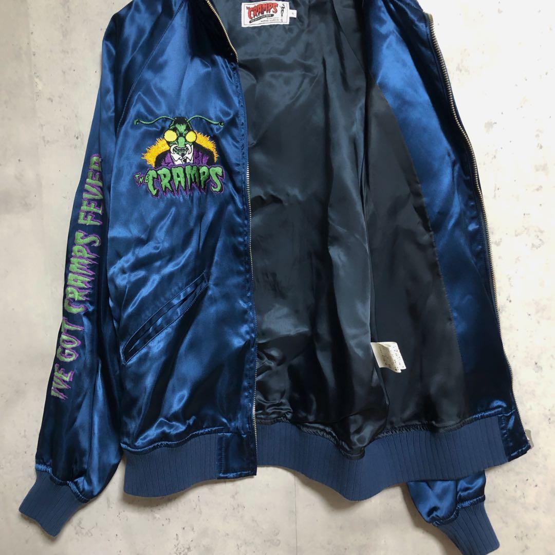 良品 HYSTERIC GLAMOUR×THE Cramps サテン スカジャン