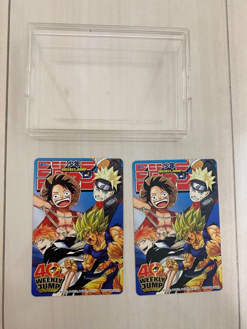 週刊少年ジャンプ 40周年記念4大スター競演トランプ 当選品 JUMP