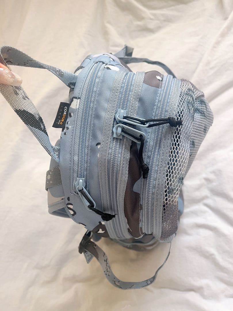 Supreme シュプリーム メッシュバックパック カモフラ 水色 - メルカリ