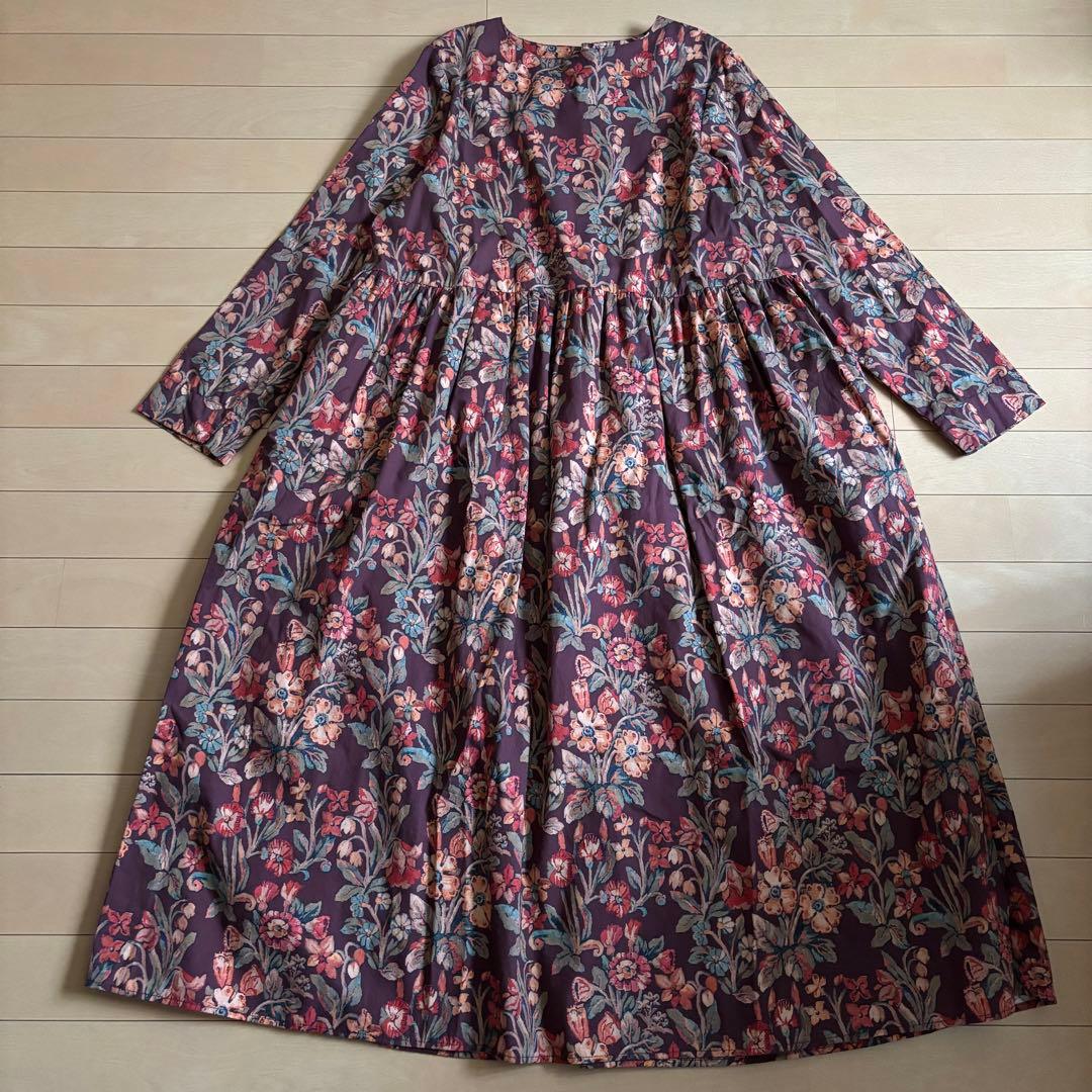 TSUHARU by Samansa Mos2 リバティワンピース サイズF - メルカリ