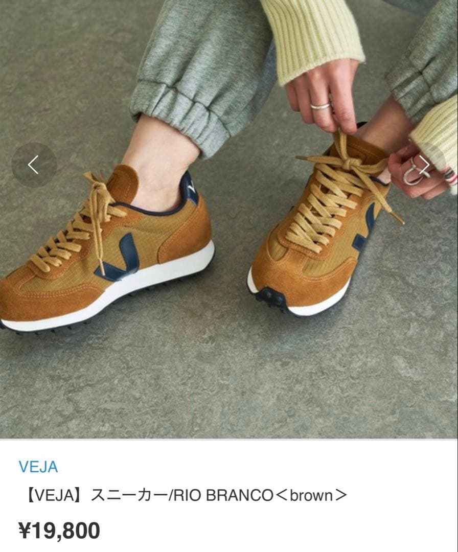 新品　【VEJA】スニーカー/RIO BRANCO＜brown＞ RIO BRANCO II ALVEOMESH TENT BLACK | VEJA