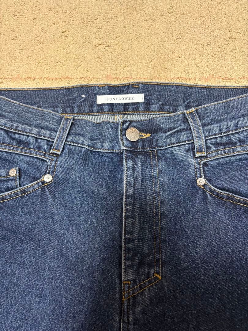 SUNFLOWER サンフラワー ブルー Work フレアジーンズ 29×32 - メルカリ