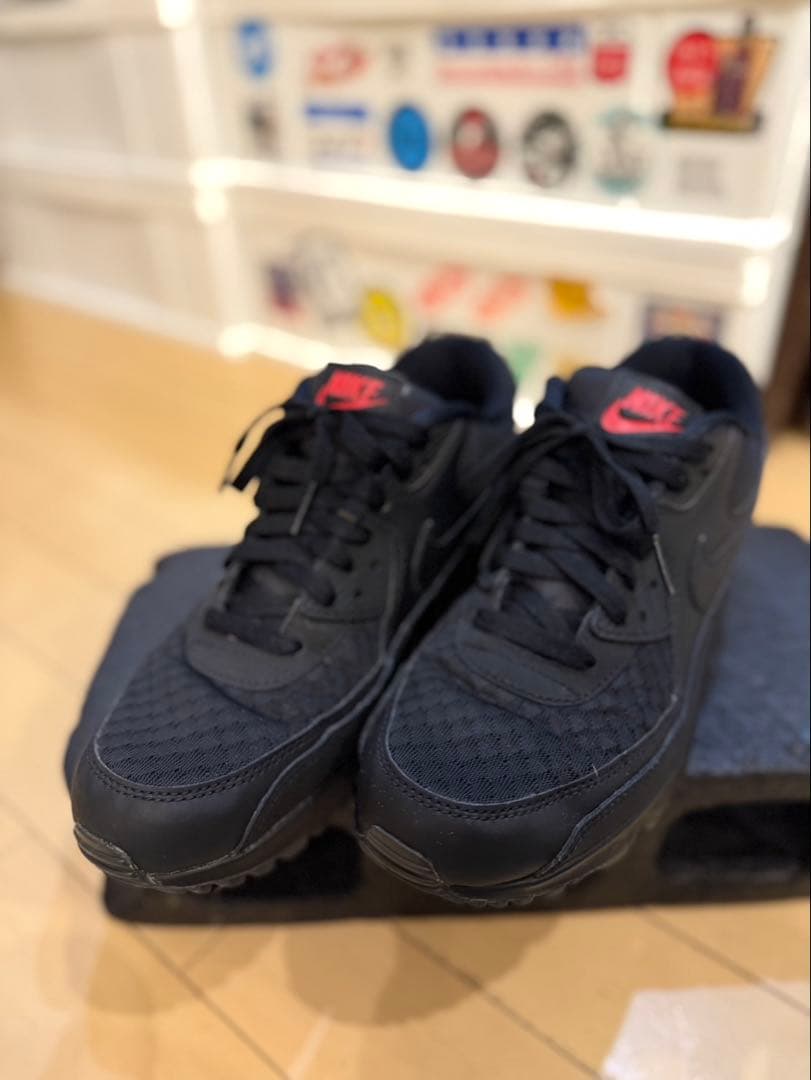 【美品】27.5cm NIKE エアマックス90 ブラック