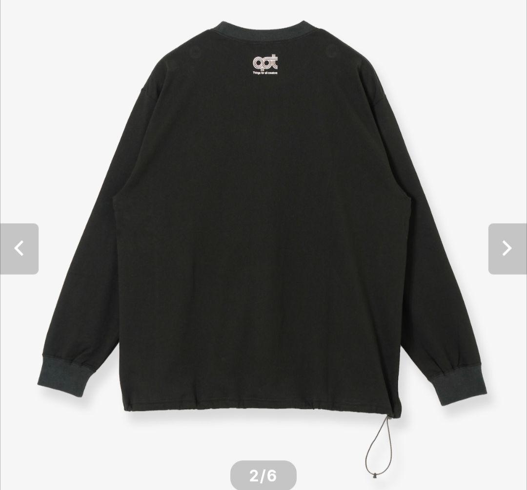 OPTSTUFF DRAWSTRING LONG SLEEVE T-SHIRT