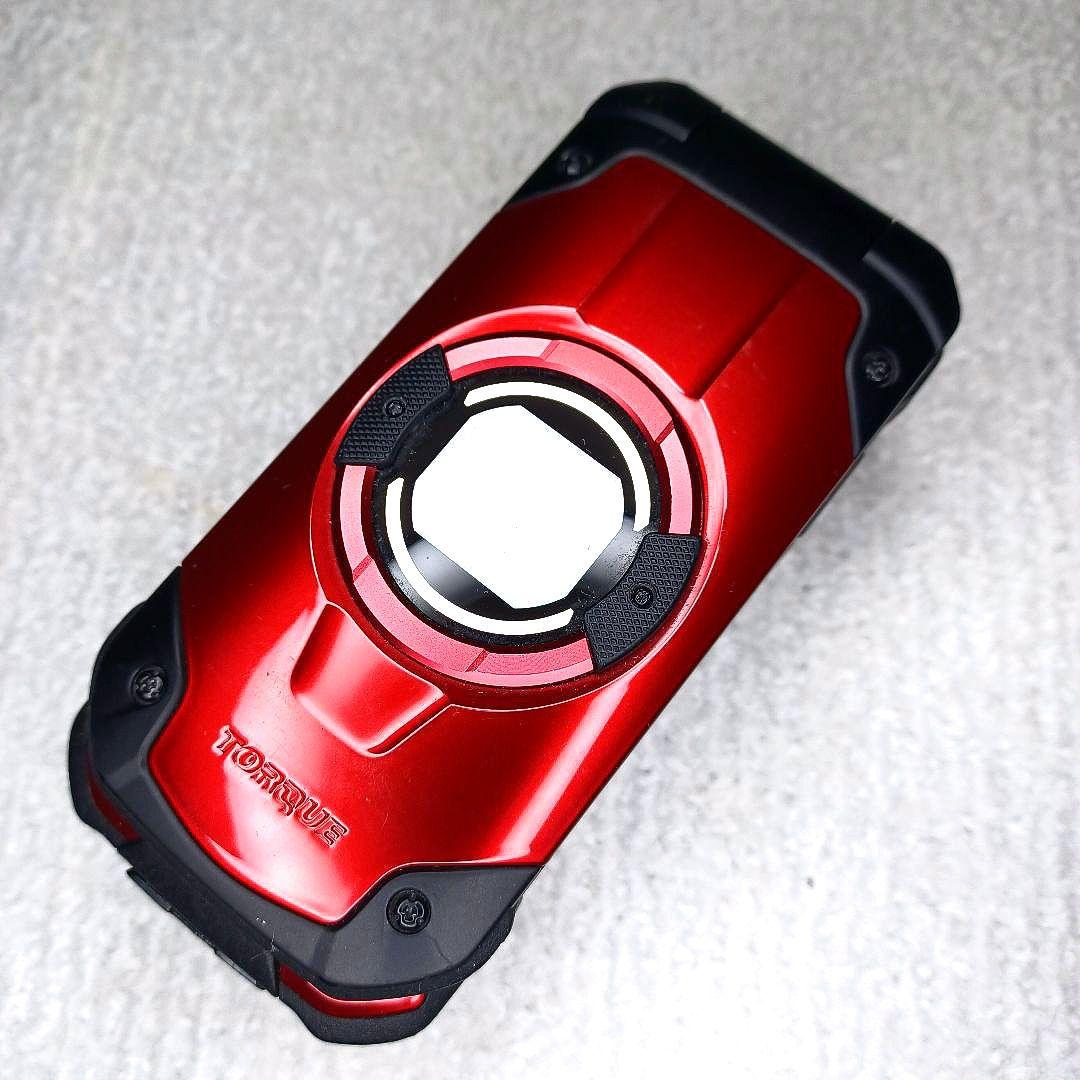 美品☆au 京セラ KYF33 TORQUE X01☆レッド☆実動☆コレクション