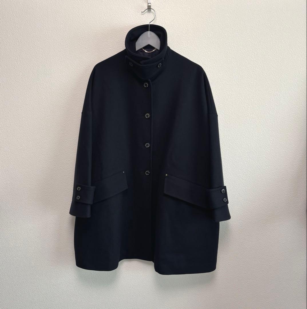 サイズ6【マッキントッシュ】ハンビー ウールコート ネイビー - メルカリ