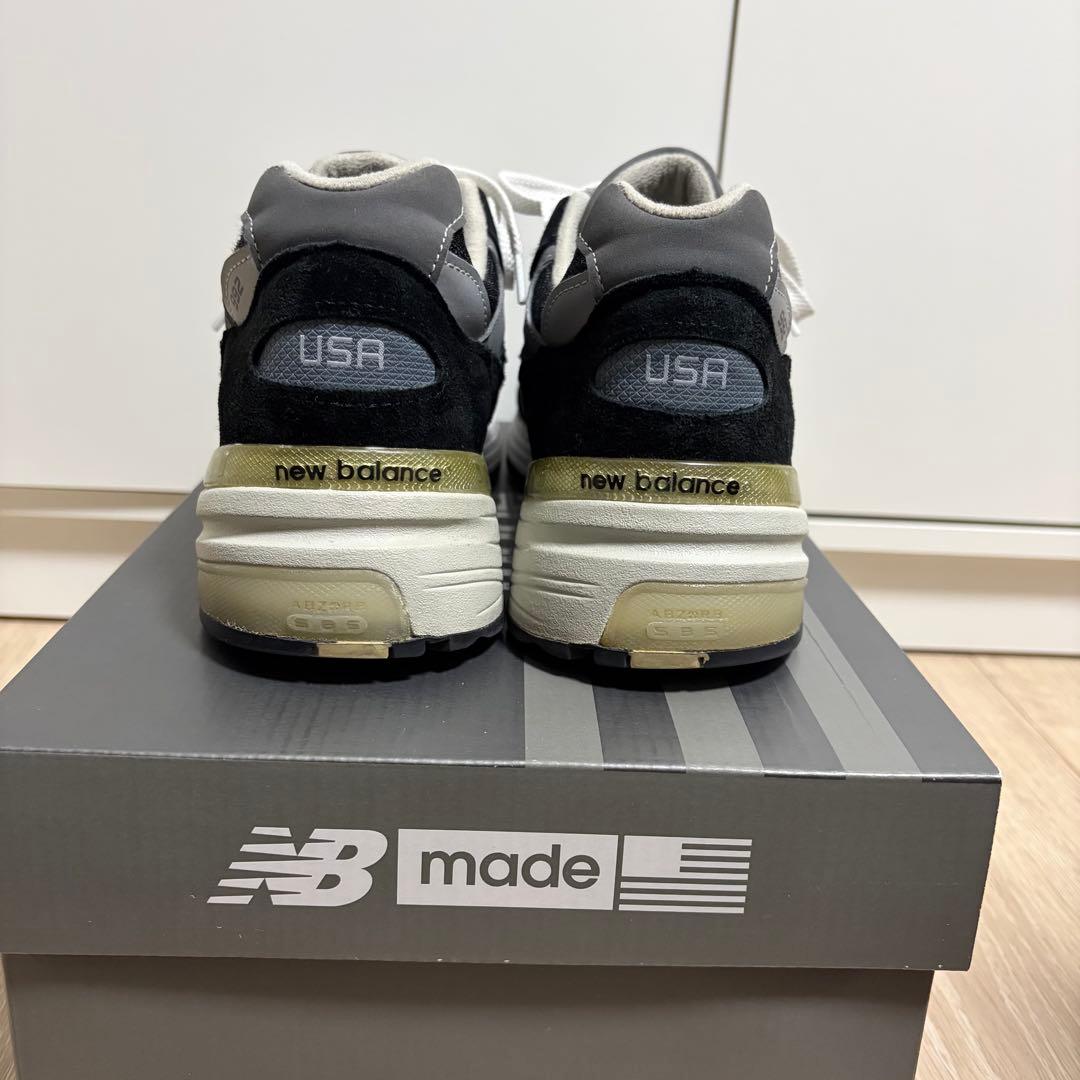 New Balance M992EB 27.5cm ブラック/グレー　美品