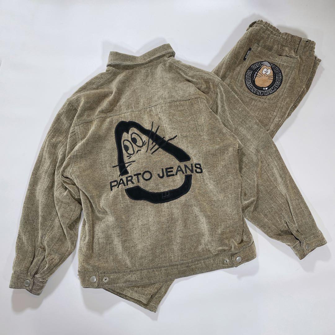 PARTO JEANS ゲゲゲの鬼太郎 ねずみ男 セットアップ　ビッグサイズ 2026年最新】PARTO 鬼太郎の人気アイテム - メルカリ