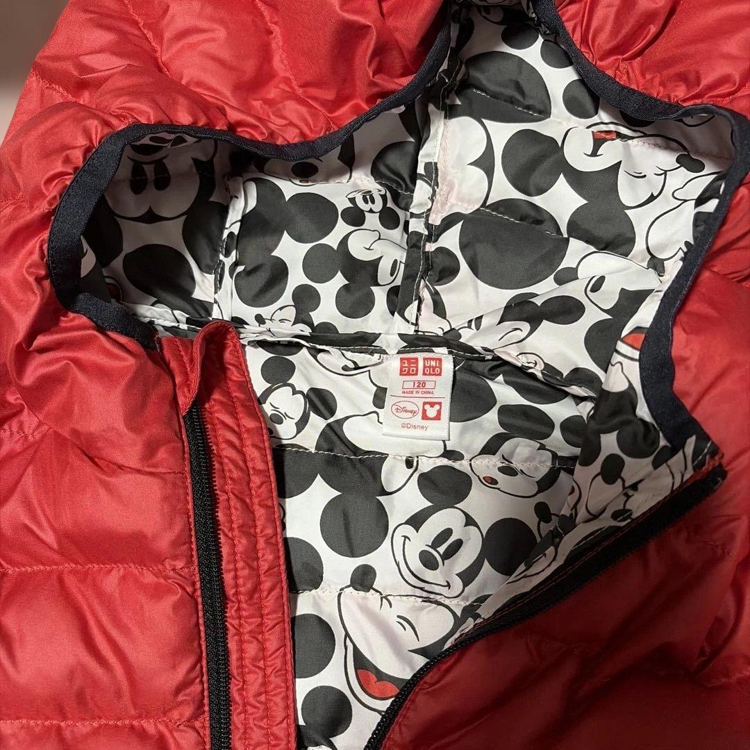 ユニクロ ミッキー ライトダウンジャケット 120 - メルカリ