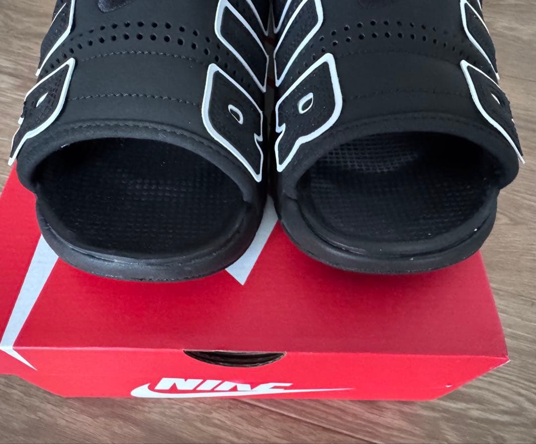 靴 Nike Air More Uptempo Slide \"Black\"