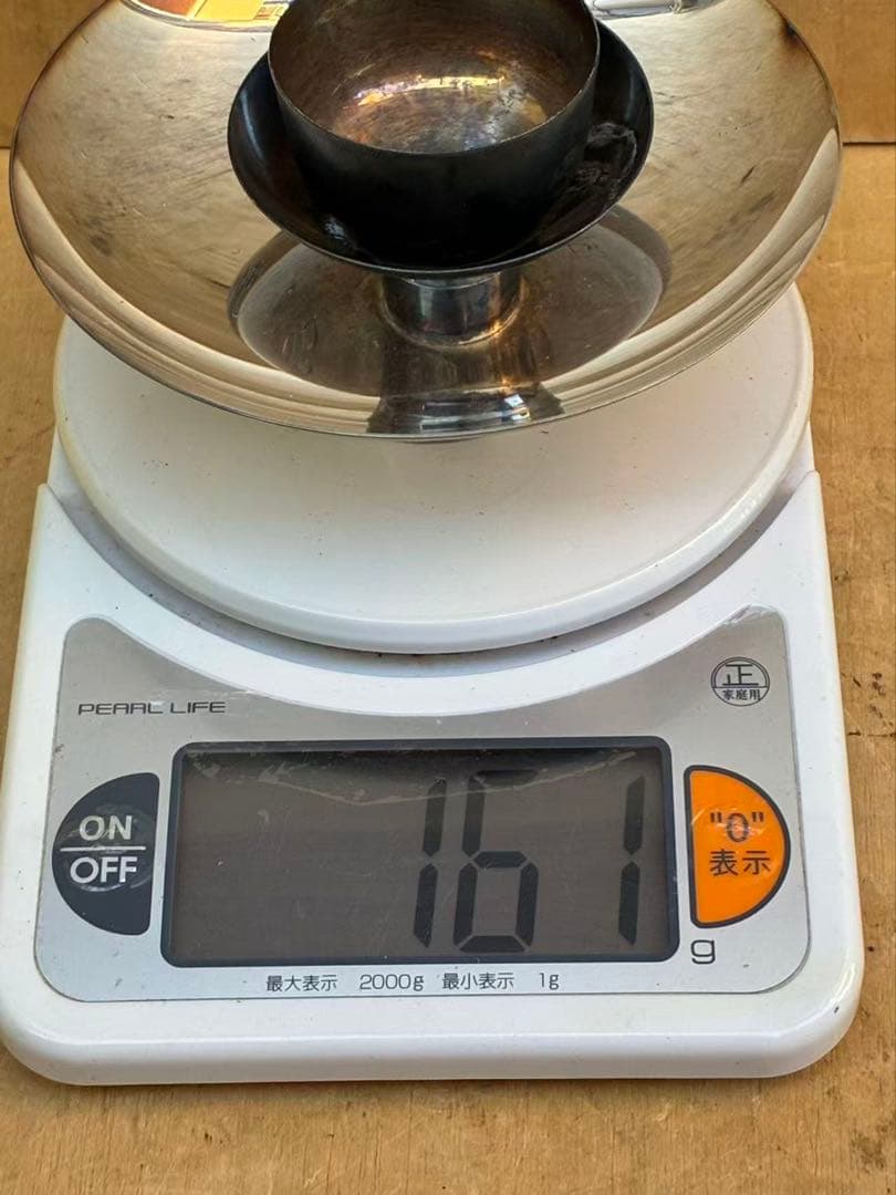 純銀 銀杯 盃 総重量161g - メルカリ