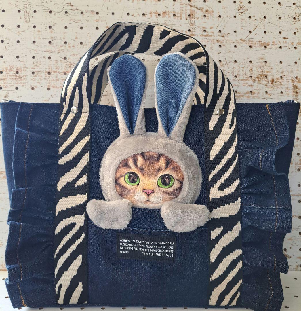 ゆ*ら様 コヤンイサムチョン　リトルサンダー　デニムリメイクトートバッグ ゆ*ら様 コヤンイサムチョン リトルサンダー トートバック - メルカリ