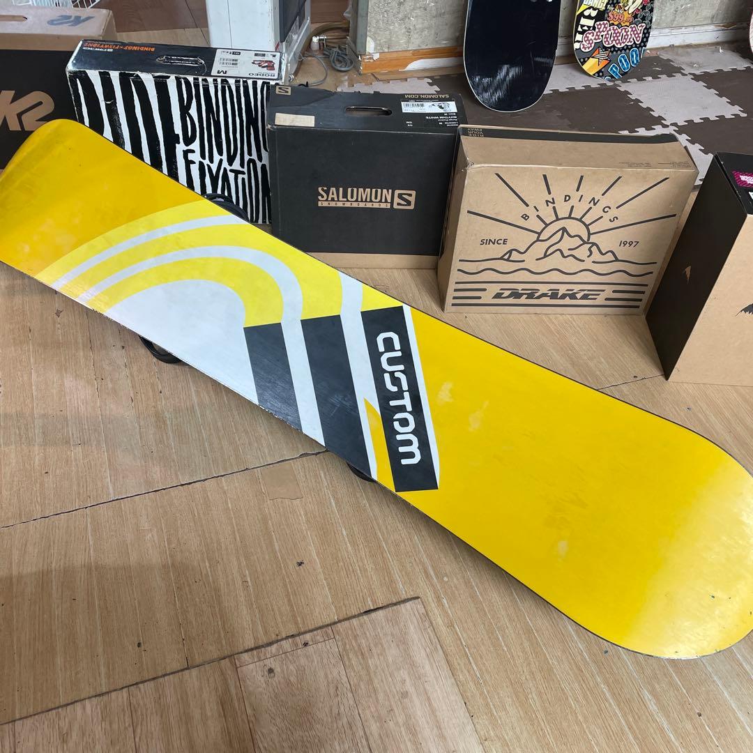 BURTON バートン カスタムバインディング付スノーボードセット CUSTOM