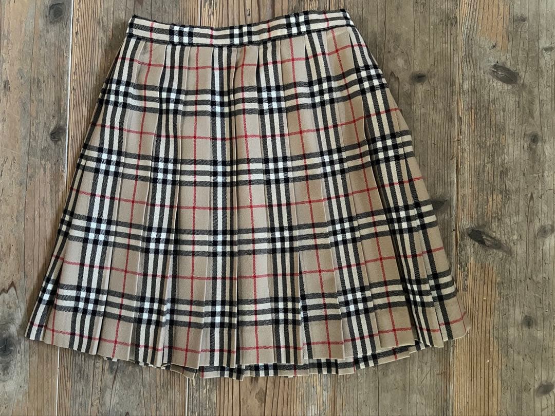 BURBERRY バーバリー チェック柄プリーツスカート サイズ150 BURBERRY プリーツスカート チェック柄 150cm チェック切り替え