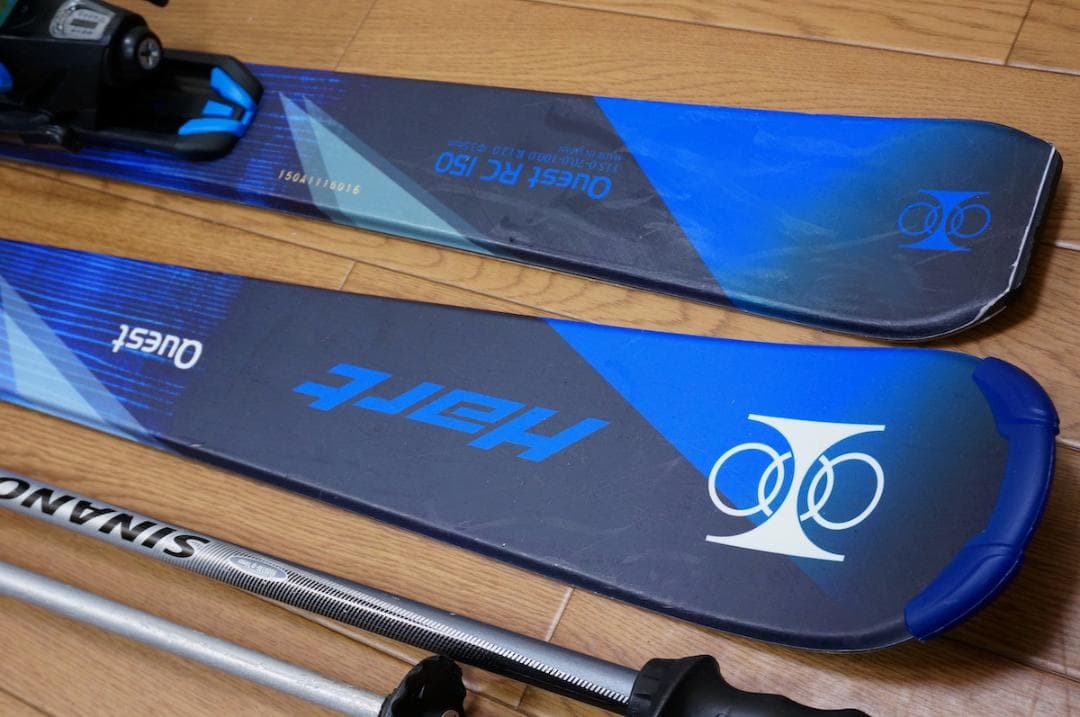 メンテ済 150cm 靴26～26.5cm HART カービングスキーセット