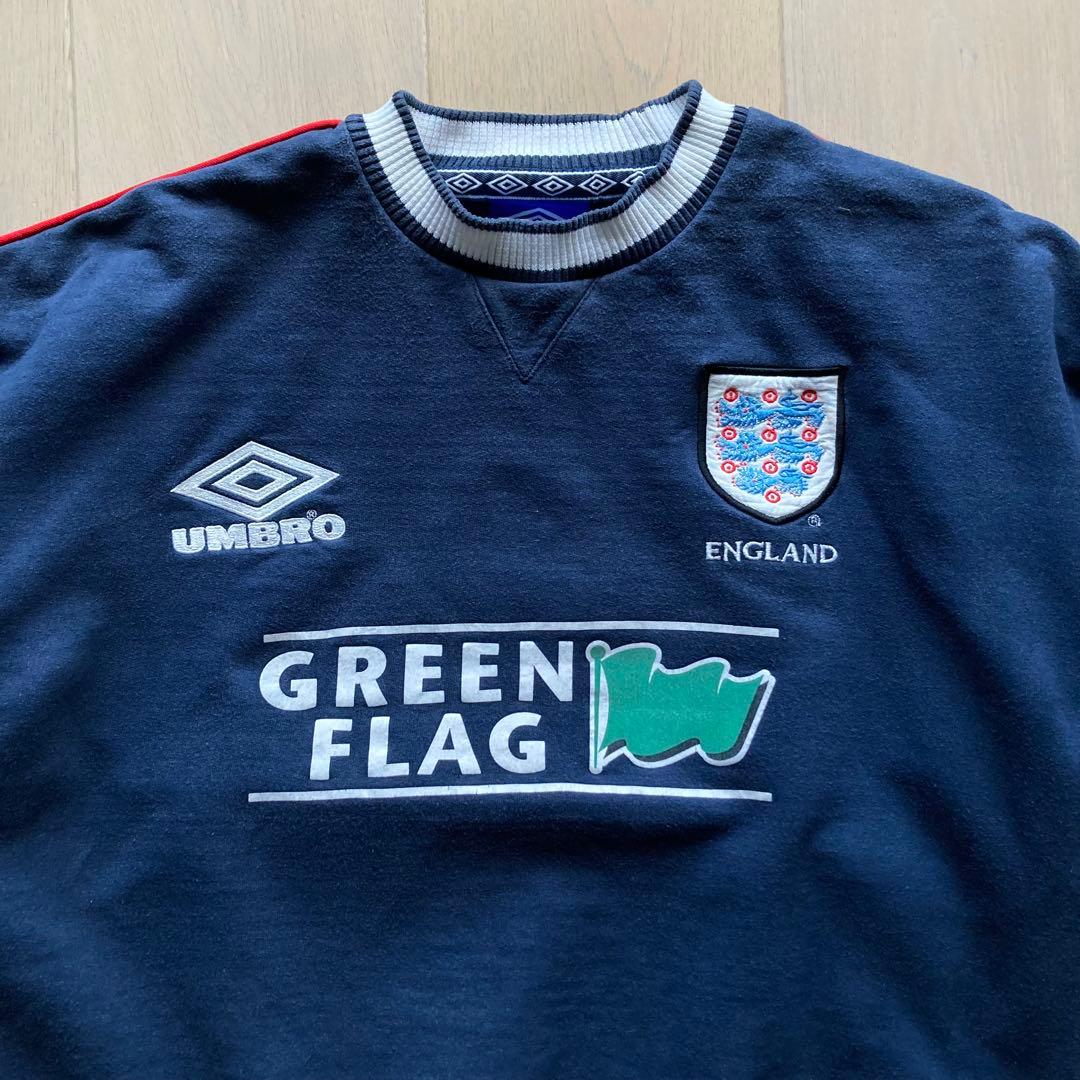 ビンテージ UMBRO 90s イングランド代表 スウェットシャツ ベッカム